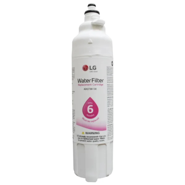 LG LT800P refrigerator water filter, front view