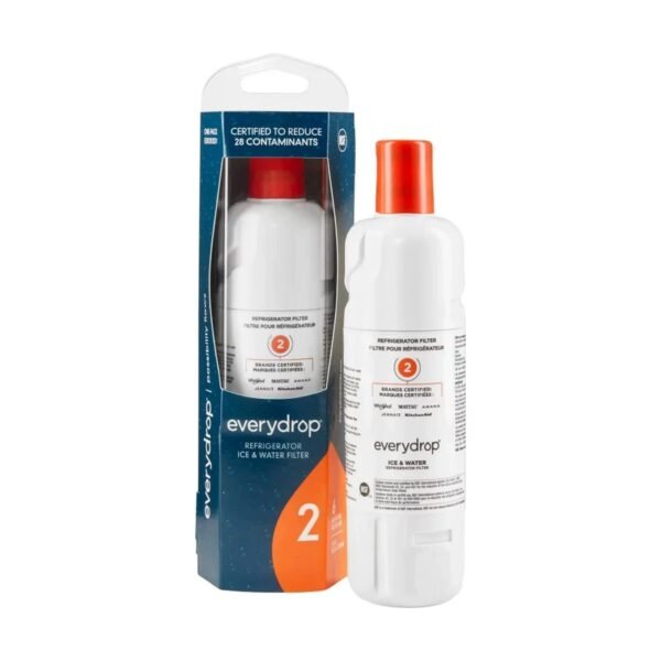 Whirlpool everydrop EDR2RXD1 refrigerator water filter, front view