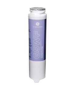 GE GSWF refrigerator water filter, front view
