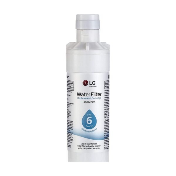 LG LT1000P refrigerator water filter, front view