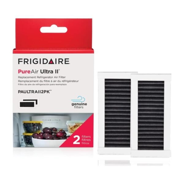 Frigidaire PAULTRAII2PK Genuine PureAir Ultra II Refrigerator Air Filter, 2-Pack