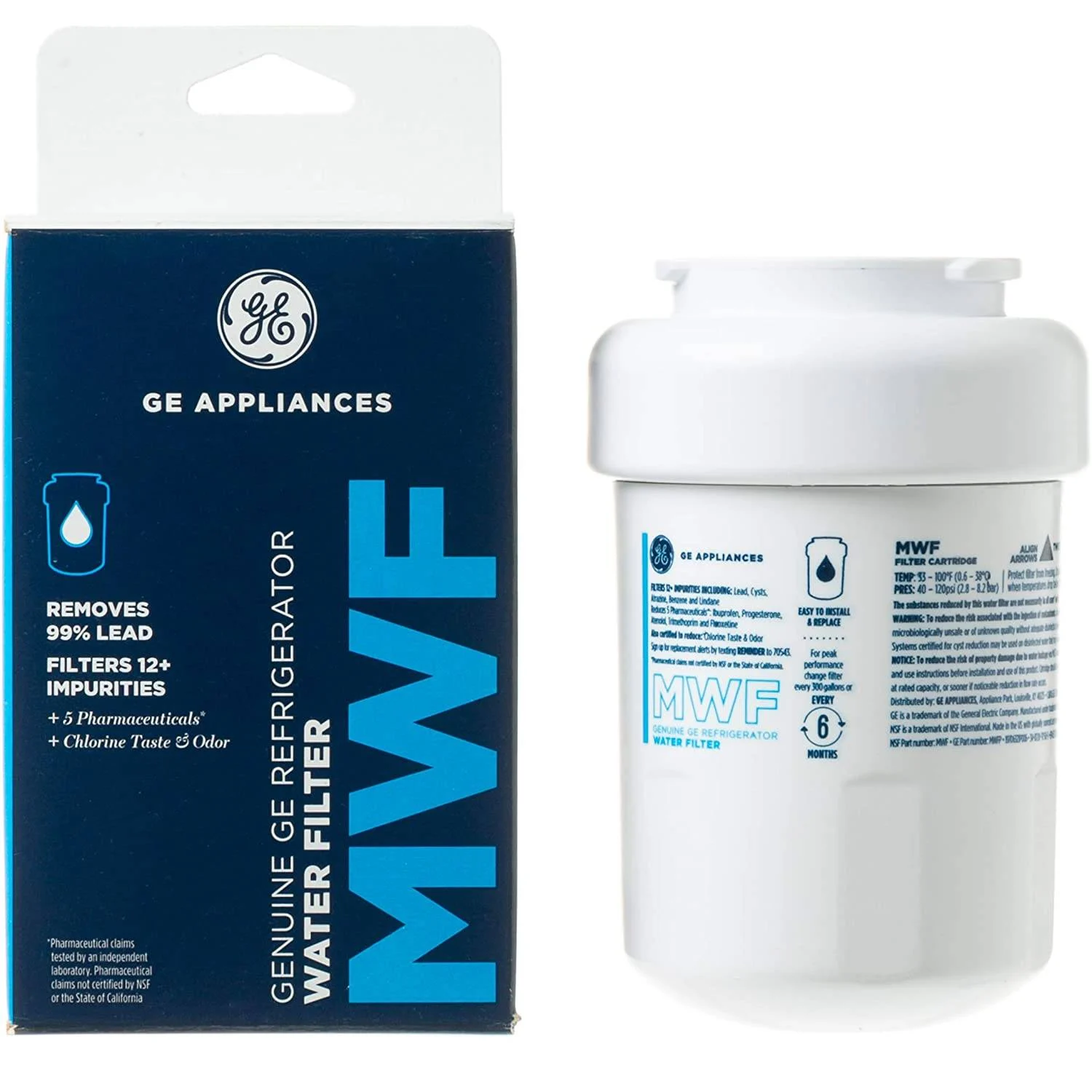 GE MWF Smart Water Filter Replacement - Genuine GE Part MWFP, MWFA - Image 2